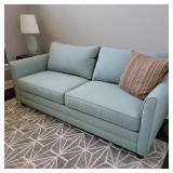 Custom Teal Sleeper Sofa (Modern) Custom Teal Sleeper Sofa (Modern)