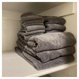Gray Bath & Hand Towels w/ Washcloth's Gray Bath & Hand Towels w/ Washcloth's