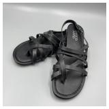 Ladies Black Sandals Franco Sarlo 7 1/2M