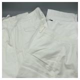 3 Pair Ladies White Pants Sizes 14 & 16