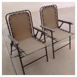 Pair of HomeTrends Folding Chairs