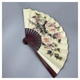 #3 Oriental Fan, Cloth & Wood