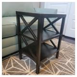 Small Black Three Tier Table Small Black Three Tier Table