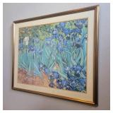 Framed Van Gogh Iris Art Framed Van Gogh Iris Art