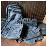 Lot of Black Travel Bags