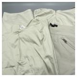 4 Pair Ladies Light Tan Pants 3 Size 16 & 1 M 4 Pair Ladies Light Tan Pants 3 Size 16 & 1 M