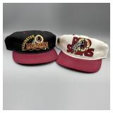 2 Washington Red Skins Caps 2 Washington Red Skins Caps