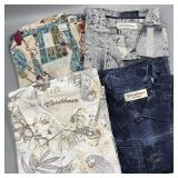 3 Mens Silk Shirts & 1 Silk Blend Shirt 3 Mens Silk Shirts & 1 Silk Blend Shirt