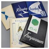 Lot of Roundup & Troyannum Yearbooks