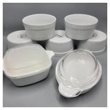 Lot of Corning Ware & Pier 1 Dishes