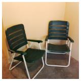 Pair Of Folding Lawn Chairs