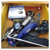 Contents of Drawer w/ Air Tools