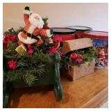 Christmas Lot w/ Santa Sleigh Christmas Lot w/ Santa Sleigh