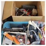 2 Boxes of Misc Hardware and Tools 2 Boxes of Misc Hardware and Tools