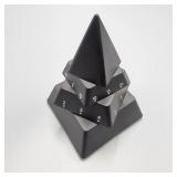 Retro1988 4-D Design Pyramid Desk Clock Retro1988 4-D Design Pyramid Desk Clock