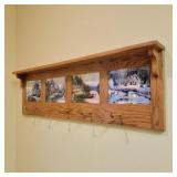 Custom Thomas Kinkade Seasonal Coat Rack