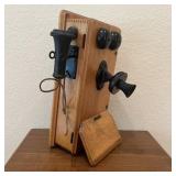 Antique Kellogg Wall Phone Antique Kellogg Wall Phone