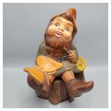 Vintage Atlantic Mold Ceramic Gnome