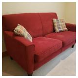 Red Felxsteel Sofa Red Felxsteel Sofa