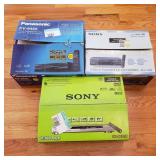 Set of 3 DVD/VHS Players w/ Cords/Remotes Set of 3 DVD/VHS Players w/ Cords/Remotes
