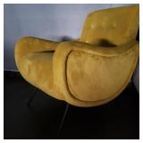 Mid-century style Yellow Chair #1