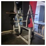 Hoist Squat Station w/ Weights & Belts