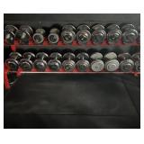 Dumbbell Rack with Weights