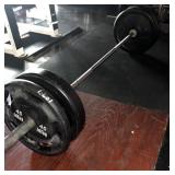 Barbell w/ Four 45lb Weights