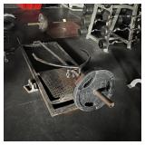 Free Weights Bent Over Row Machine