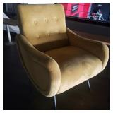 Mid-century style Yellow Chair #4