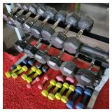 Rack of Dumbells