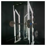 Samson Squat Rack w/ Pull Up Bar & Weights