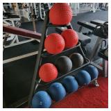 Rolling Rack of Weighted Balls