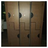 Set of 3 Storage Lockers