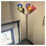 5 Bulb Multi Color Metal Lamp