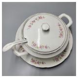 Polish Embassy China Bella Rose Tureen w/ Ladle Polish Embassy China Bella Rose Tureen w/ Ladle