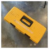 Yellow Plastic Tool Box w/ Contents Yellow Plastic Tool Box w/ Contents