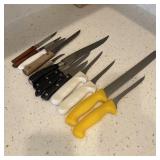 Knife Lot in Drawer Knife Lot in Drawer