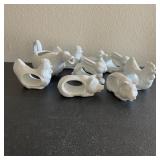 Farm Animal Napkin Rings w/ Duck Creamer Farm Animal Napkin Rings w/ Duck Creamer