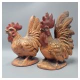 Ceramic Chicken Figurines