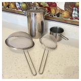 Asparagus Cooker w/ Strainers & Butter Pot