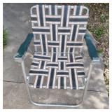 Vintage Aluminum Folding Chair