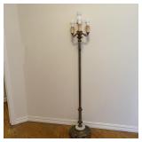 Vintage Metal Floor Lamp 5 Feet