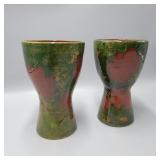 Signed Elk River Pottery Pair Signed Elk River Pottery Pair
