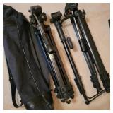 2 Tripods and a Monopod