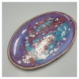 10" Signed Pottery Platter