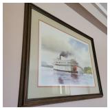 Signed Limited Edition John Runions Steamboat Art