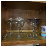 5 Margarita Glasses