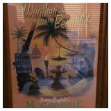 Framed Margaritaville Picture