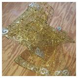 Vintage Gold Colored Angel Yard Decoration